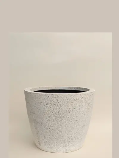 Manolya Beton Saksı No 1 Ø22cm Kırçıllı -  Saksilar - Lalezar Botanik